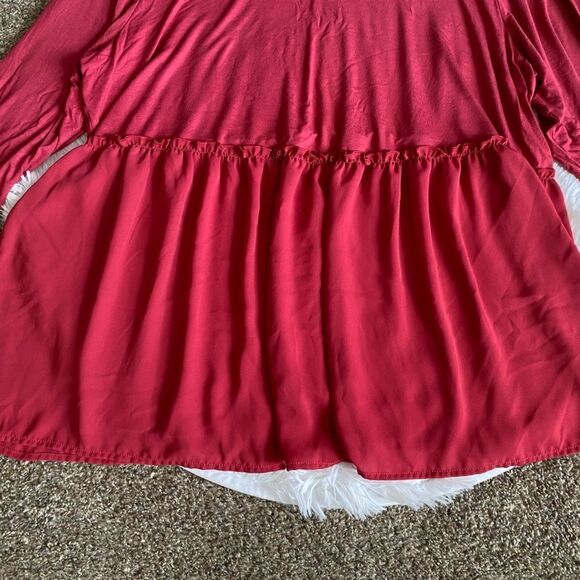 EVRI Top Stretch Mauve Womens Size 2X - Picture 3 of 4